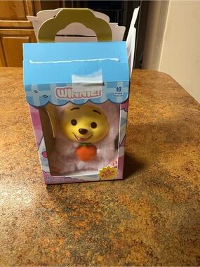 Winnie the Pooh  Kids Toy - Yellow Plush with Orange Accessory